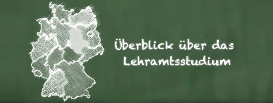 Banner Überblick über das Lehramtsstudium